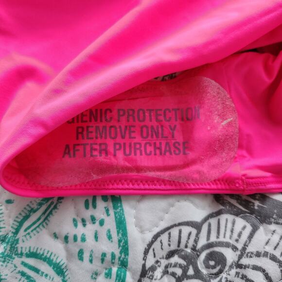 MILLY Cabana Ruched Halter One Piece Swimsuit P Neon Pink Beach Vacation Resort - Picture 5 of 11